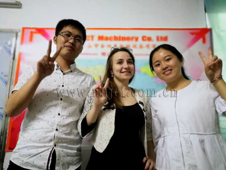 波蘭客戶(hù)到訪(fǎng)金昶泰采購(gòu)5000L捏合機(jī)